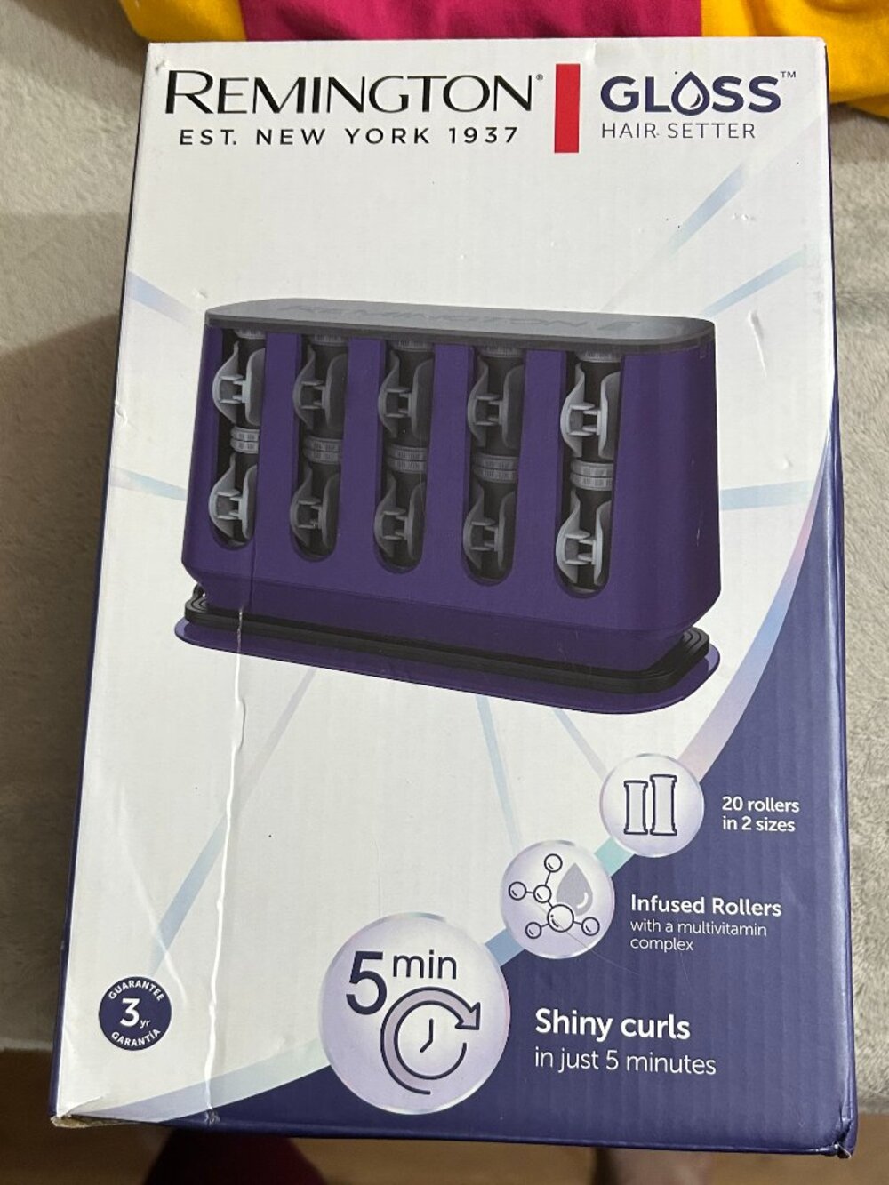 Remington Gloss Hair Setter 20 Heated Roller Set - NIB